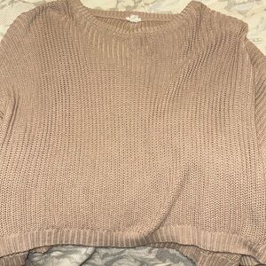 NWT Garage Beige/Tan Knit Sweater